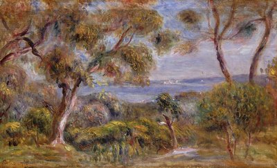 La Mer à Cagnes, c.1910 - Pierre Auguste Renoir